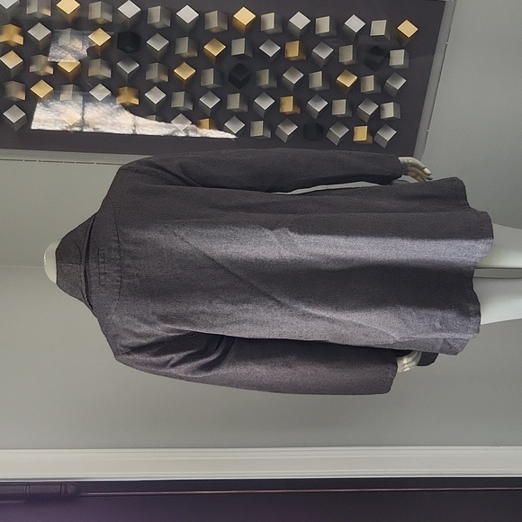 Flax Shawl Collar Jacket Wool Blend SzS - Picture 8 of 8